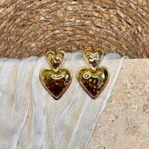 Boucles d’oreilles cœur