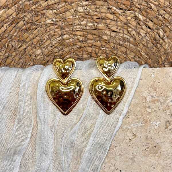 Boucles d'oreilles cœur