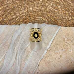 Bague bohème noir