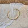 Bracelet jonc pierre rose – Image 2