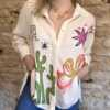 Chemise motifs casual