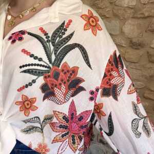 Chemise fluide imprimé