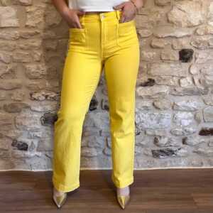 Pantalon jaune soleil