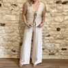 Ensemble fluide beige