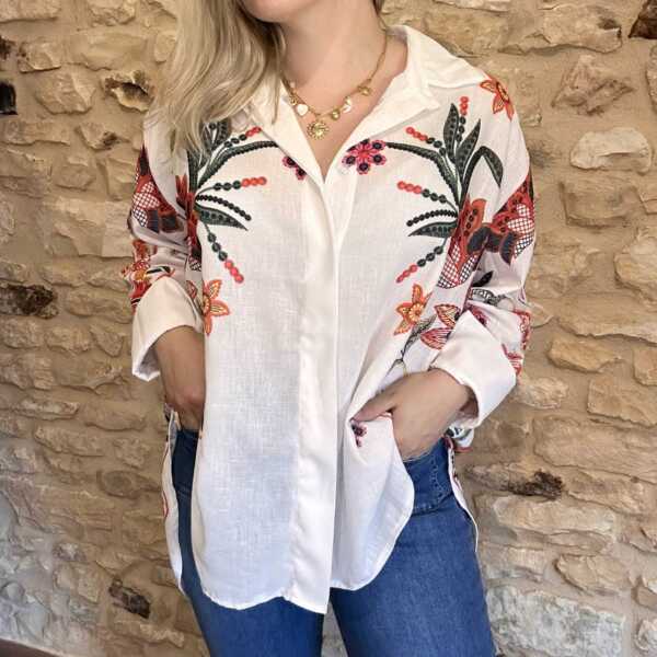 Chemise fluide imprimé – Image 3