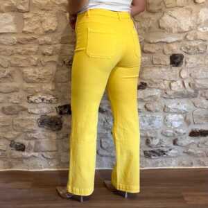 Pantalon jaune soleil