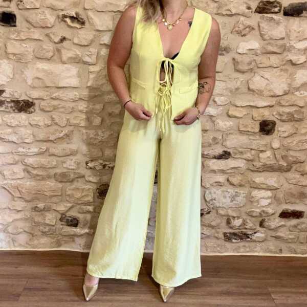 Ensemble jaune acidulé