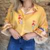 Chemise fluide jaune