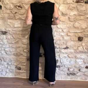 Ensemble noir floral