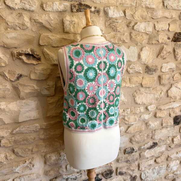 Top sans manche crochet – Image 3