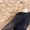 Robe courte noir irisée – Image 4
